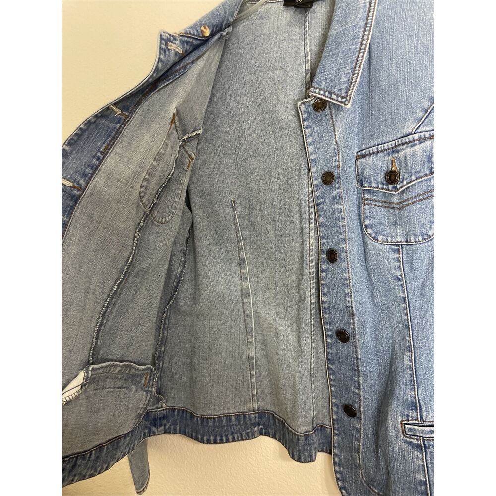 style co, denim jacket, blue, size L - Picture 5 of 6